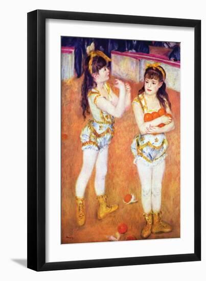 Acrobats at the Cirque Fernando, 1879-Pierre-Auguste Renoir-Framed Art Print