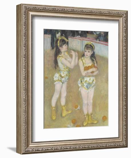 Acrobats at the Cirque Fernando, 1879-Pierre-Auguste Renoir-Framed Giclee Print