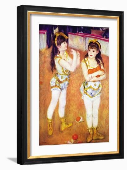 Acrobats at the Cirque Fernando, 1879-Pierre-Auguste Renoir-Framed Art Print