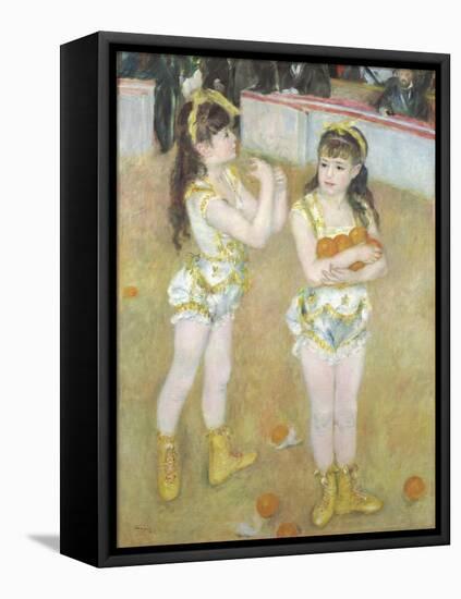 Acrobats at the Cirque Fernando, Francisca and Angelina Wartenberg, 1879-Pierre Auguste Renoir-Framed Premier Image Canvas