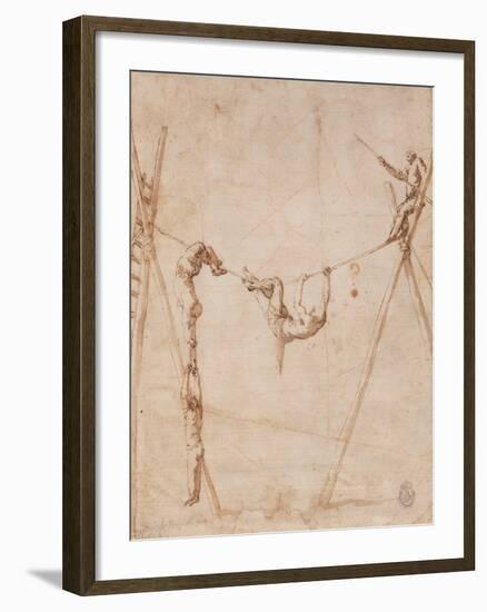 Acrobats on a Rope-José de Ribera-Framed Giclee Print