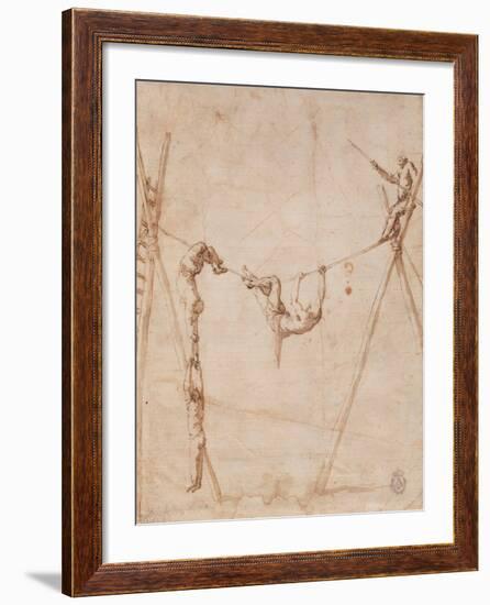 Acrobats on a Rope-José de Ribera-Framed Giclee Print