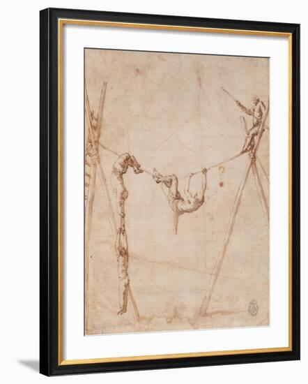 Acrobats on a Rope-José de Ribera-Framed Giclee Print