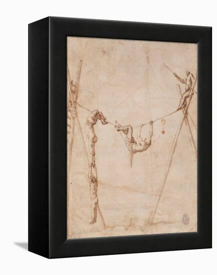 Acrobats on a Rope-José de Ribera-Framed Premier Image Canvas