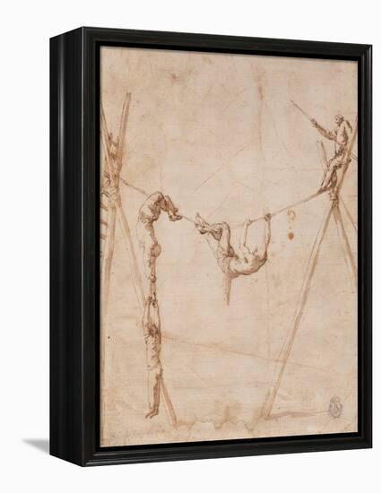 Acrobats on a Rope-José de Ribera-Framed Premier Image Canvas