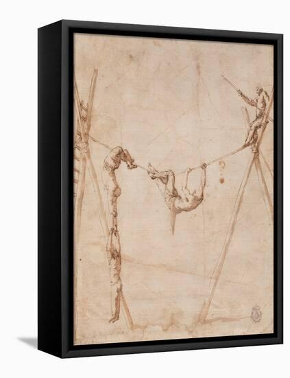 Acrobats on a Rope-José de Ribera-Framed Premier Image Canvas