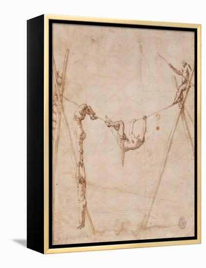 Acrobats on a Rope-José de Ribera-Framed Premier Image Canvas