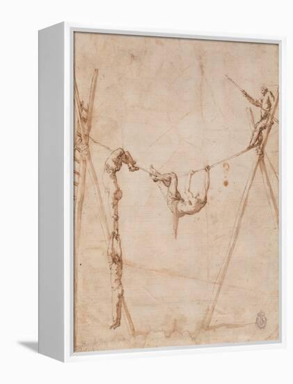 Acrobats on a Rope-José de Ribera-Framed Premier Image Canvas