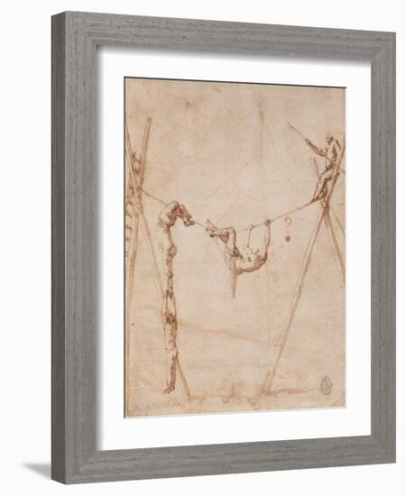 Acrobats on a Rope-José de Ribera-Framed Giclee Print