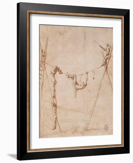 Acrobats on a Rope-José de Ribera-Framed Giclee Print