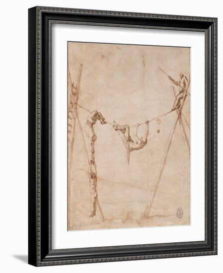 Acrobats on a Rope-José de Ribera-Framed Giclee Print