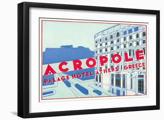 Acropole Hotel, Athens, Greece-Found Image Press-Framed Giclee Print