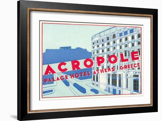 Acropole Hotel, Athens, Greece-Found Image Press-Framed Giclee Print