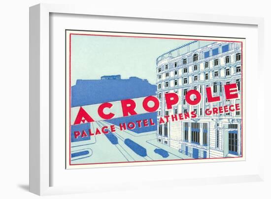 Acropole Hotel, Athens, Greece-Found Image Press-Framed Giclee Print