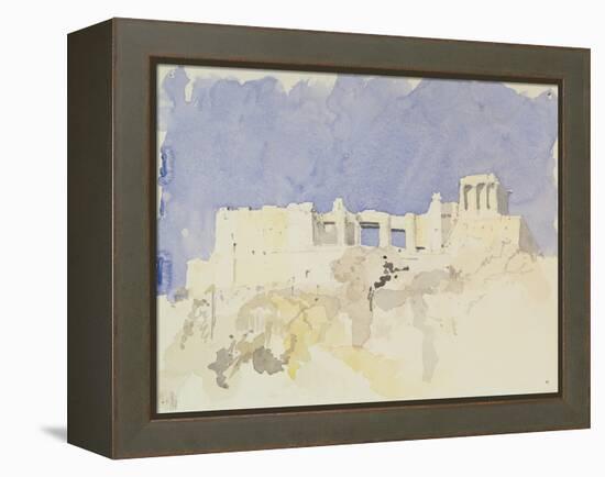 Acropolis, Athens, 1994-Charlie Millar-Framed Premier Image Canvas