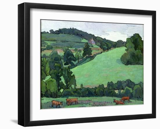 Across Bolham Water-Robert Polhill Bevan-Framed Giclee Print