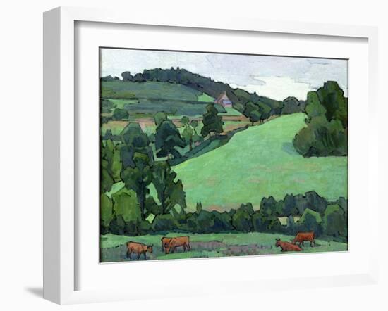 Across Bolham Water-Robert Polhill Bevan-Framed Giclee Print