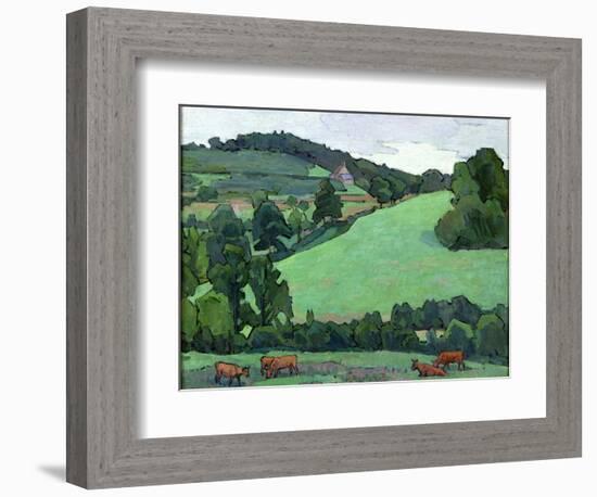 Across Bolham Water-Robert Polhill Bevan-Framed Giclee Print