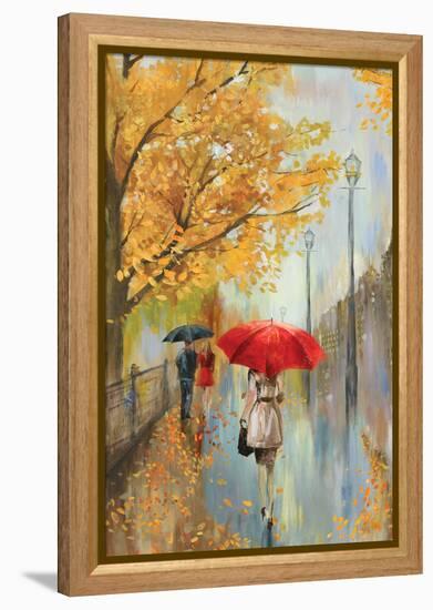 Across the Avenue-Allison Pearce-Framed Stretched Canvas