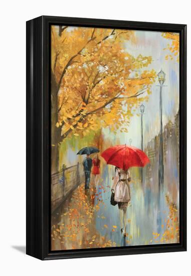 Across the Avenue-Allison Pearce-Framed Stretched Canvas