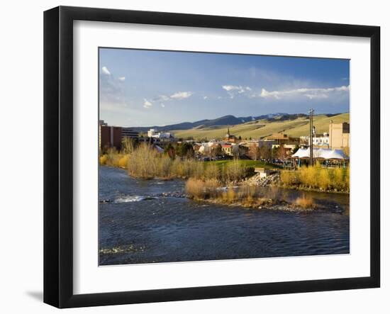 Across the Clark Fork River, Missoula, Montana-Chuck Haney-Framed Photographic Print