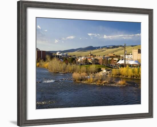 Across the Clark Fork River, Missoula, Montana-Chuck Haney-Framed Photographic Print
