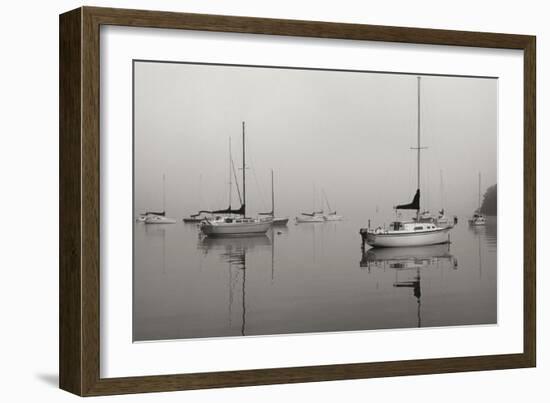 Across the Lake - BW-Tammy Putman-Framed Photographic Print