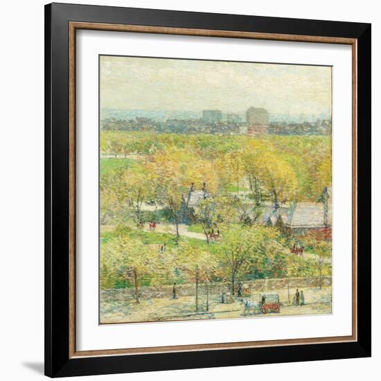 Across the Park, 1904-Childe Hassam-Framed Giclee Print