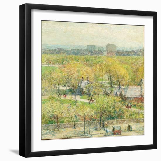 Across the Park, 1904-Childe Hassam-Framed Giclee Print