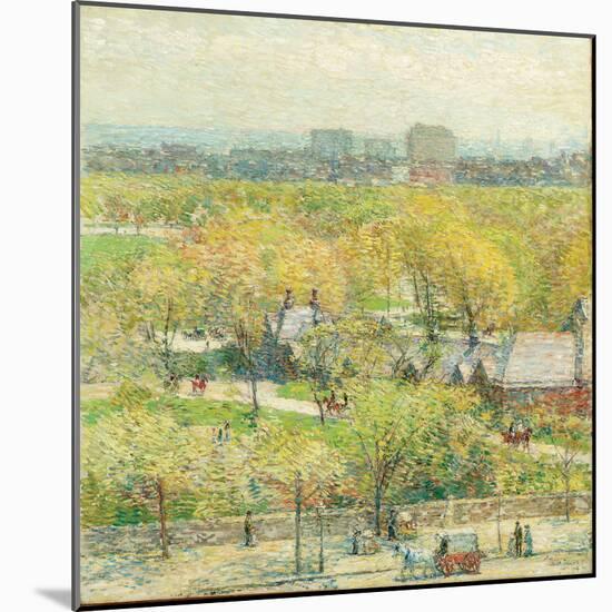 Across the Park, 1904-Childe Hassam-Mounted Giclee Print
