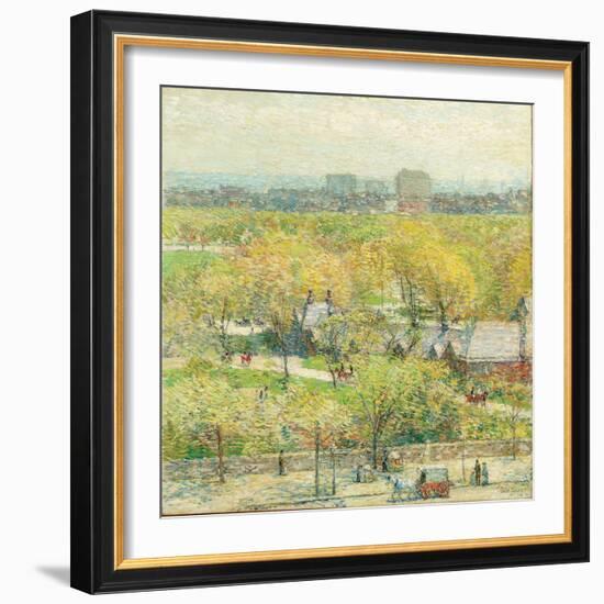 Across the Park, 1904-Childe Hassam-Framed Giclee Print