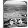 Across the Plain of Thebes and Past the Memnon Statues from the Cliffs, Egypt, 1905-Underwood & Underwood-Mounted Photographic Print