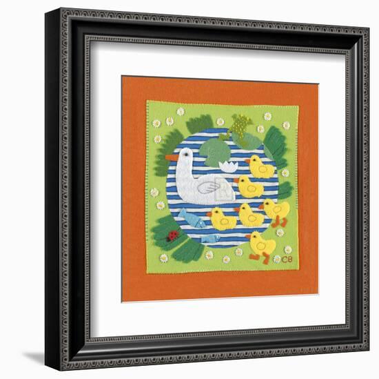 Across The Pond-Clare Beaton-Framed Art Print