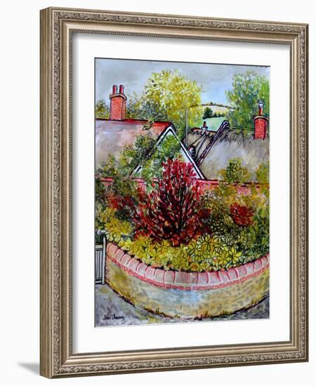 Across the Rooftops,From Cynthia's Studio, 2010-Joan Thewsey-Framed Giclee Print