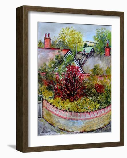 Across the Rooftops,From Cynthia's Studio, 2010-Joan Thewsey-Framed Giclee Print