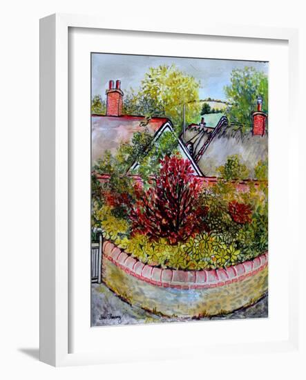 Across the Rooftops,From Cynthia's Studio, 2010-Joan Thewsey-Framed Giclee Print