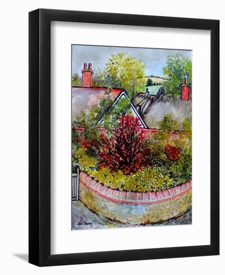 Across the Rooftops,From Cynthia's Studio, 2010-Joan Thewsey-Framed Giclee Print