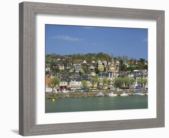 Across the Touques River, Deauville, Normandy, France, Europe-Pearl Bucknall-Framed Photographic Print