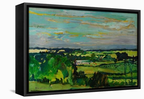 Across the Valley, Bedfordshire, 1973-Brenda Brin Booker-Framed Premier Image Canvas