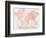 Across the World Shes Going Places Pink-Sue Schlabach-Framed Premium Giclee Print