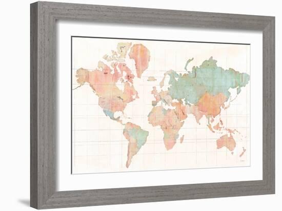 Across the World-Sue Schlabach-Framed Art Print