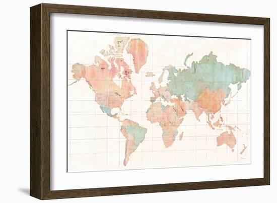 Across the World-Sue Schlabach-Framed Art Print