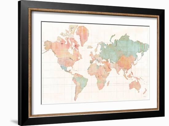 Across the World-Sue Schlabach-Framed Art Print