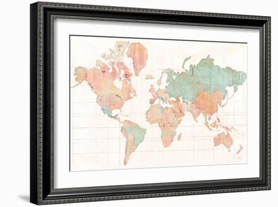 Across the World-Sue Schlabach-Framed Art Print
