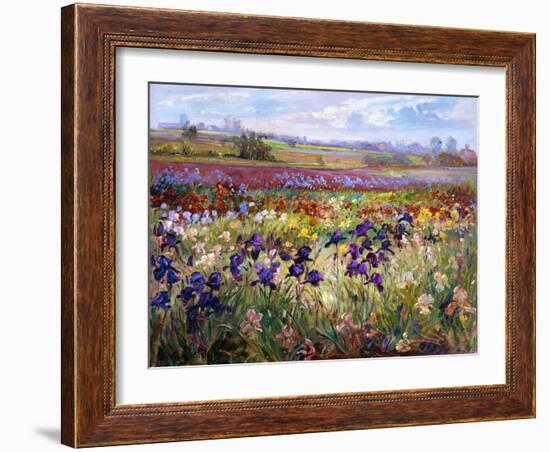 Across to Burgate-Timothy Easton-Framed Giclee Print