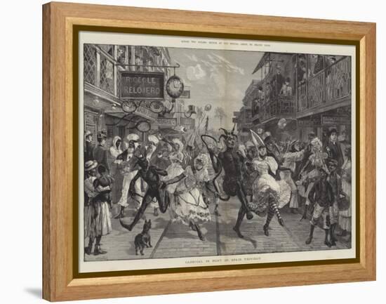 Across Two Oceans, Carnival in Port of Spain, Trinidad-William Heysham Overend-Framed Premier Image Canvas