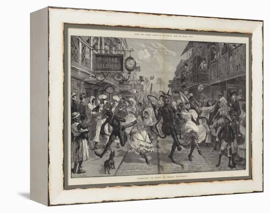 Across Two Oceans, Carnival in Port of Spain, Trinidad-William Heysham Overend-Framed Premier Image Canvas