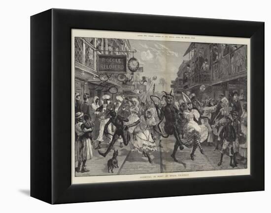 Across Two Oceans, Carnival in Port of Spain, Trinidad-William Heysham Overend-Framed Premier Image Canvas