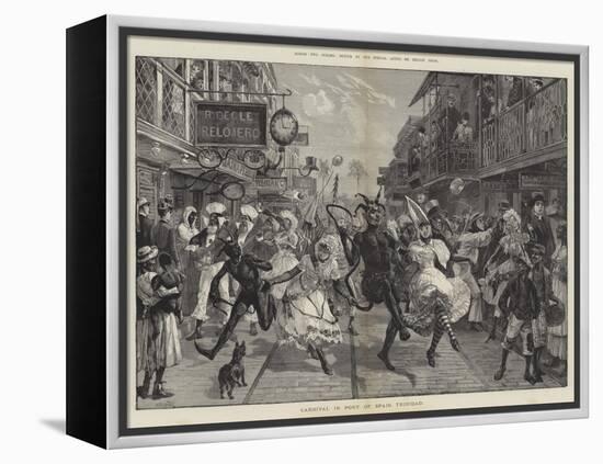 Across Two Oceans, Carnival in Port of Spain, Trinidad-William Heysham Overend-Framed Premier Image Canvas