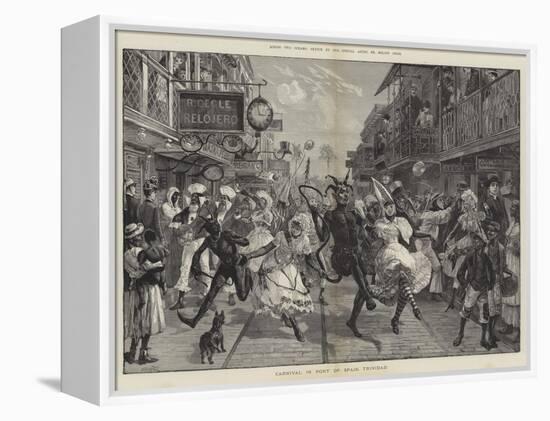 Across Two Oceans, Carnival in Port of Spain, Trinidad-William Heysham Overend-Framed Premier Image Canvas